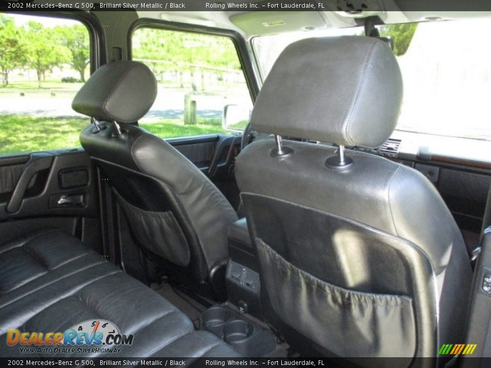 2002 Mercedes-Benz G 500 Brilliant Silver Metallic / Black Photo #28
