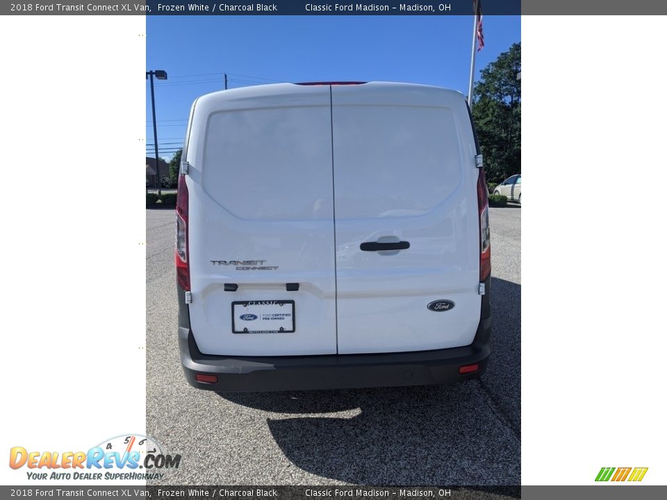 2018 Ford Transit Connect XL Van Frozen White / Charcoal Black Photo #11
