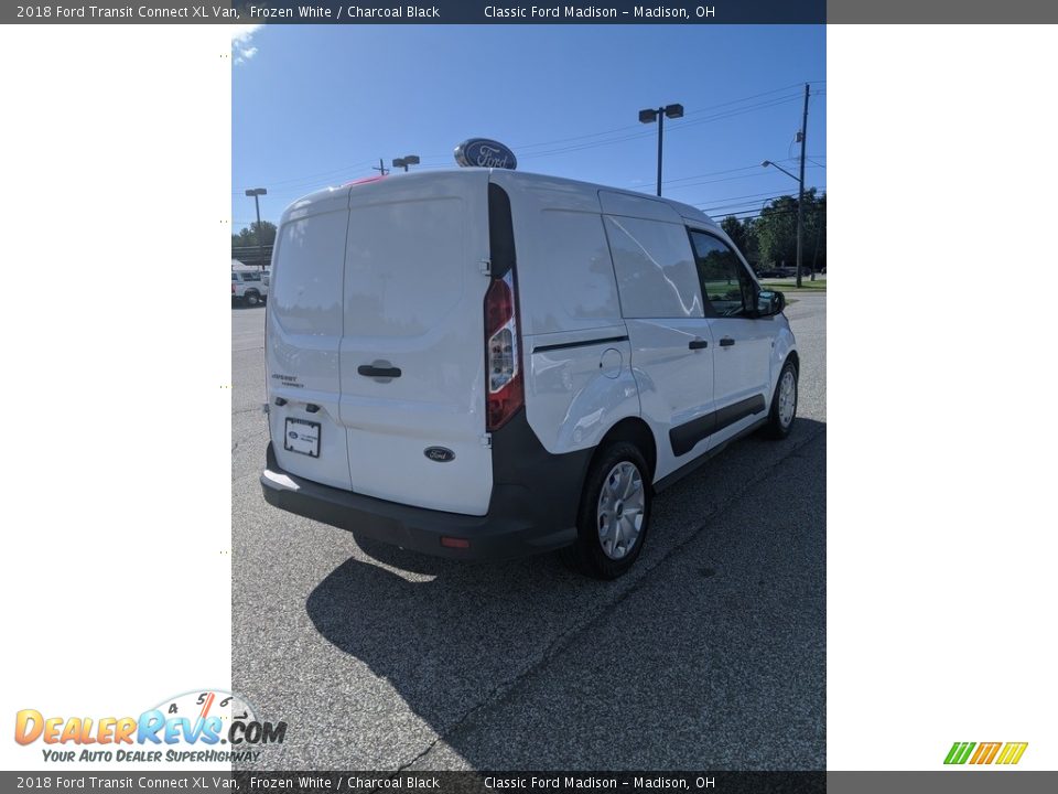 2018 Ford Transit Connect XL Van Frozen White / Charcoal Black Photo #12