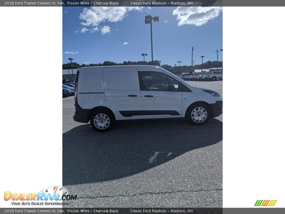 2018 Ford Transit Connect XL Van Frozen White / Charcoal Black Photo #13