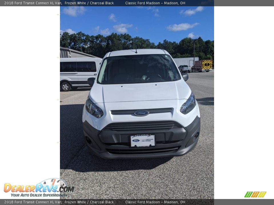 2018 Ford Transit Connect XL Van Frozen White / Charcoal Black Photo #15