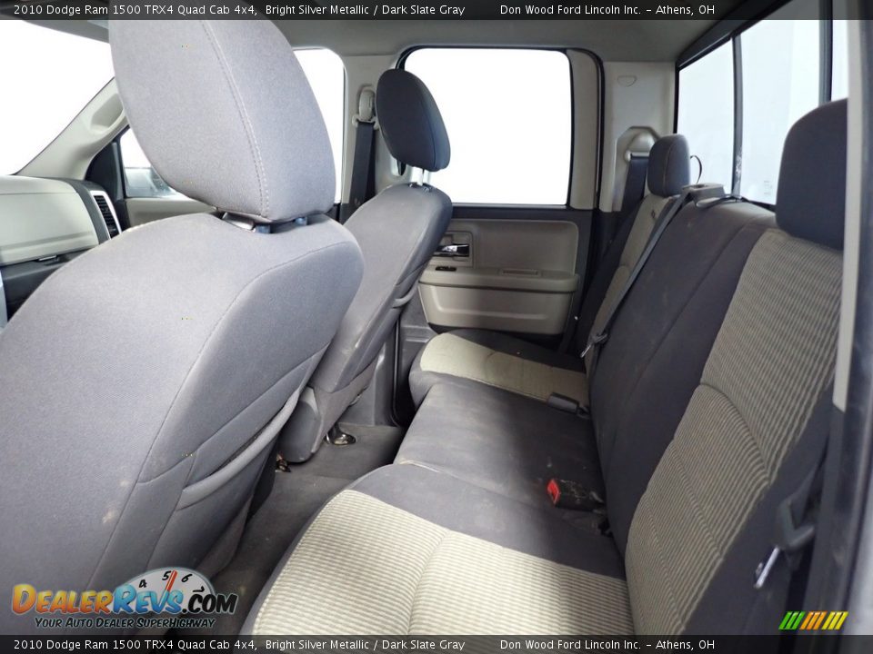 2010 Dodge Ram 1500 TRX4 Quad Cab 4x4 Bright Silver Metallic / Dark Slate Gray Photo #29