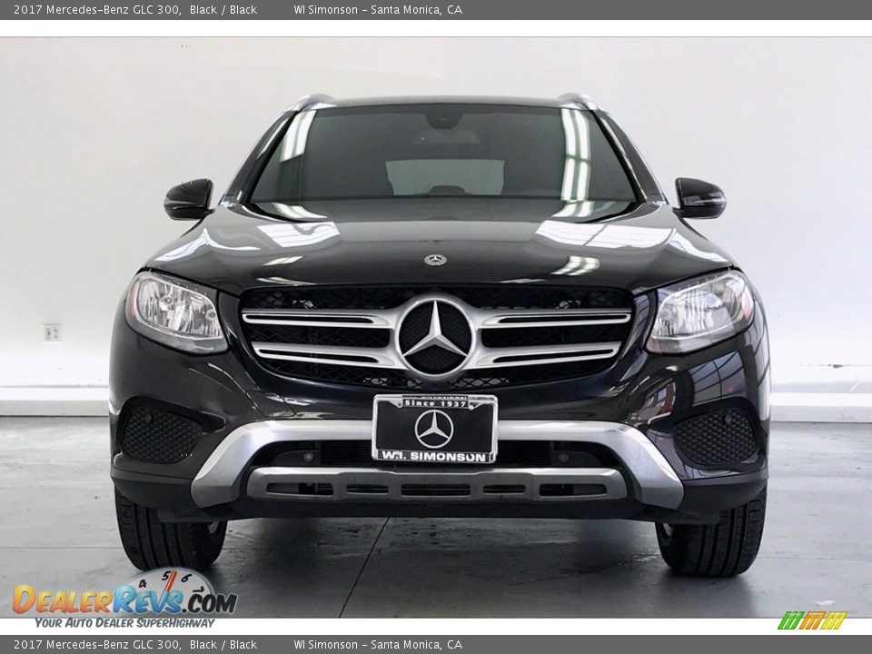 2017 Mercedes-Benz GLC 300 Black / Black Photo #2