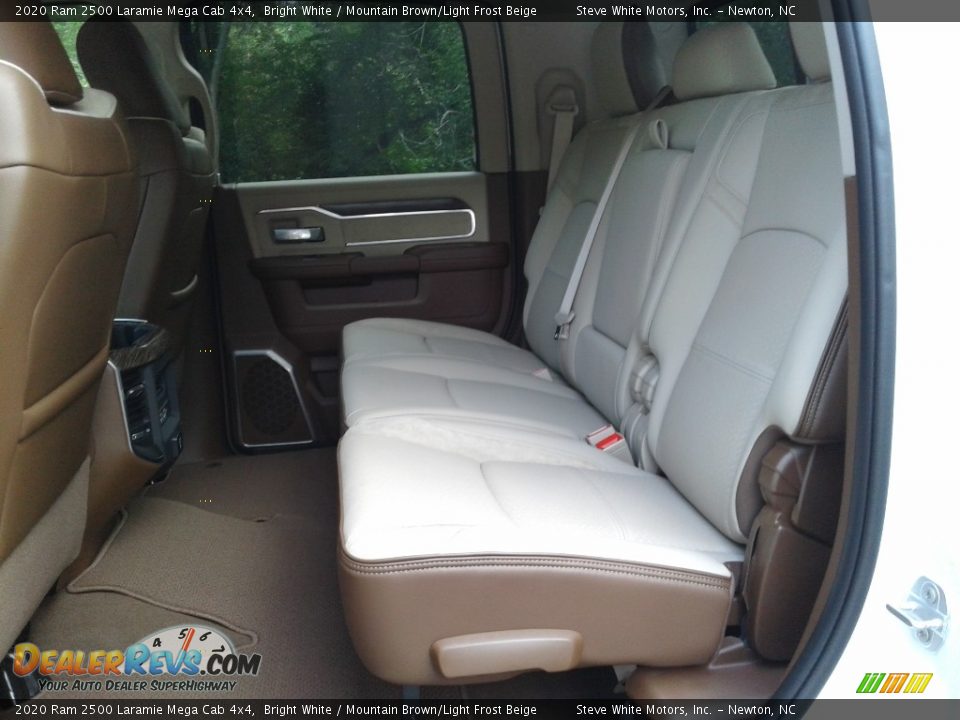 Rear Seat of 2020 Ram 2500 Laramie Mega Cab 4x4 Photo #14