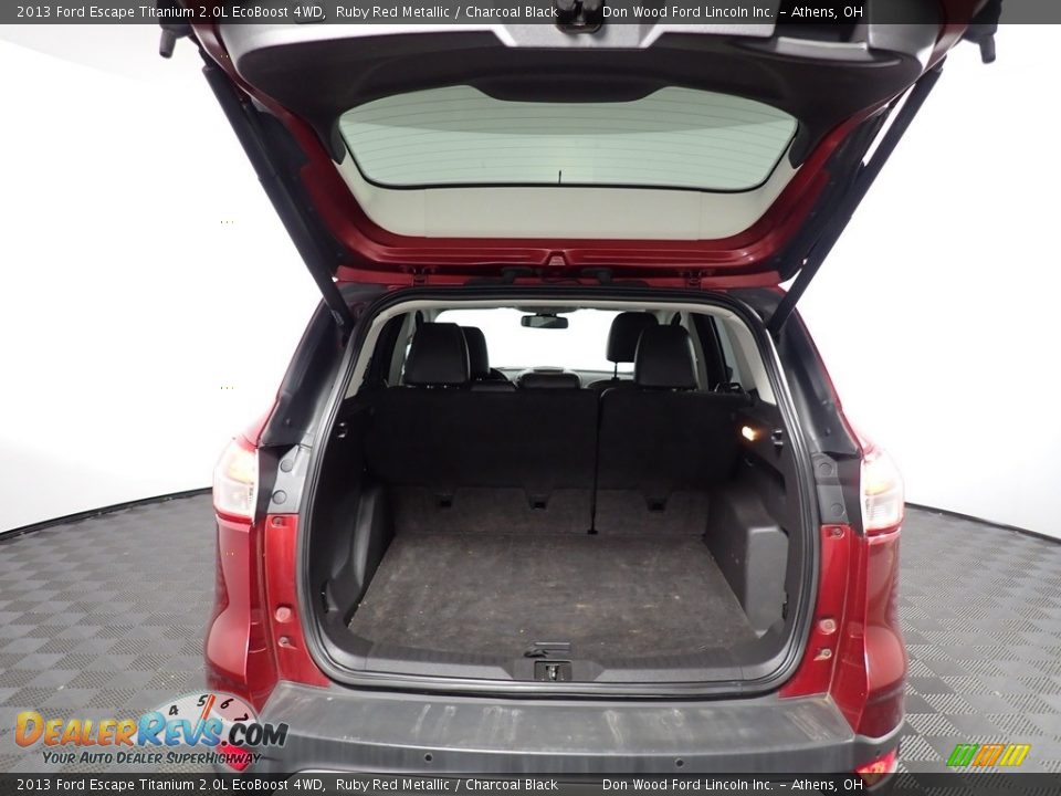 2013 Ford Escape Titanium 2.0L EcoBoost 4WD Ruby Red Metallic / Charcoal Black Photo #12