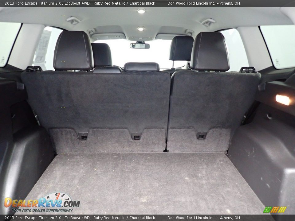 2013 Ford Escape Titanium 2.0L EcoBoost 4WD Ruby Red Metallic / Charcoal Black Photo #13