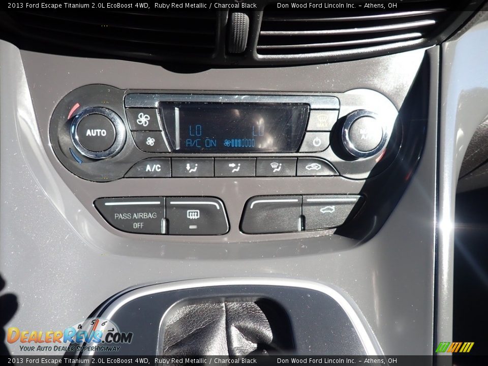 2013 Ford Escape Titanium 2.0L EcoBoost 4WD Ruby Red Metallic / Charcoal Black Photo #29