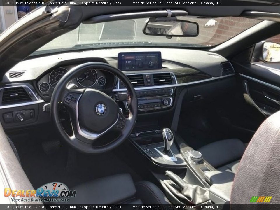 2019 BMW 4 Series 430i Convertible Black Sapphire Metallic / Black Photo #3