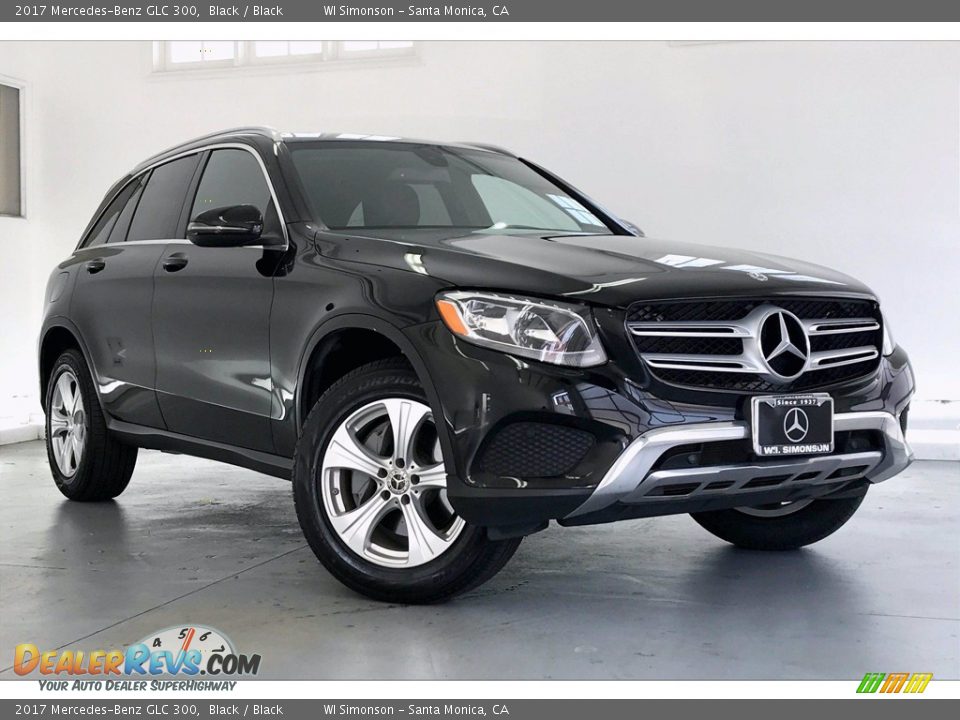 2017 Mercedes-Benz GLC 300 Black / Black Photo #34