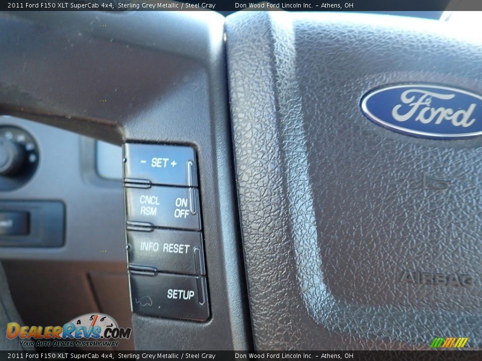 2011 Ford F150 XLT SuperCab 4x4 Sterling Grey Metallic / Steel Gray Photo #22