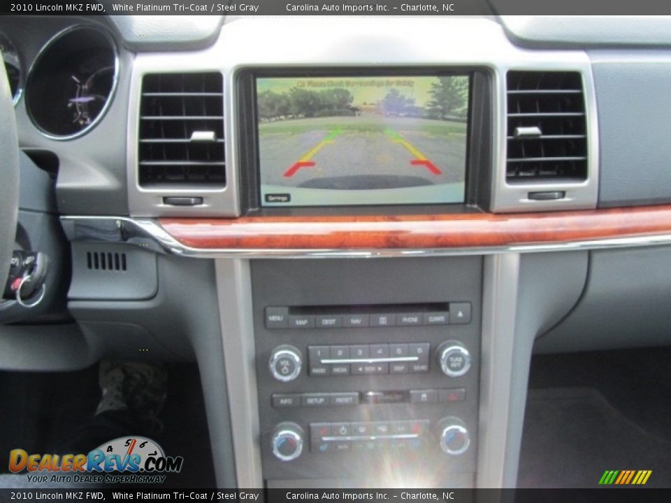 2010 Lincoln MKZ FWD White Platinum Tri-Coat / Steel Gray Photo #16