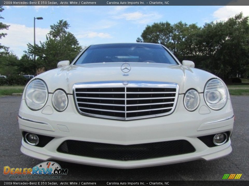 2009 Mercedes-Benz E 350 Sedan Arctic White / Cashmere Photo #4