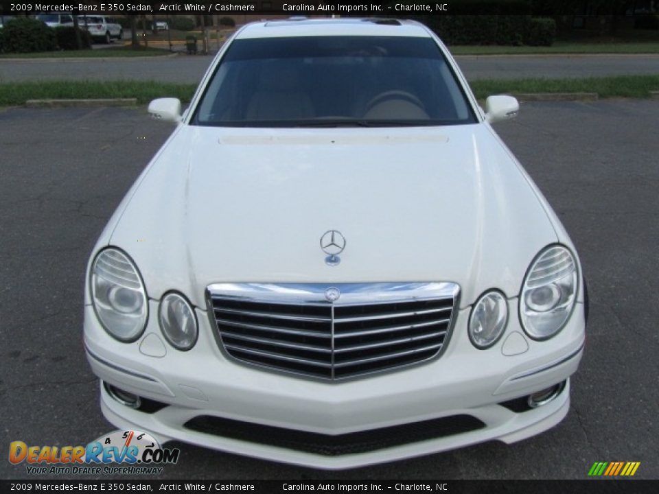 2009 Mercedes-Benz E 350 Sedan Arctic White / Cashmere Photo #5