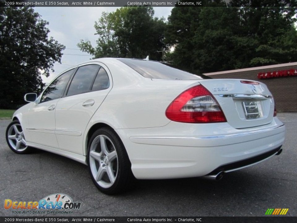 2009 Mercedes-Benz E 350 Sedan Arctic White / Cashmere Photo #8