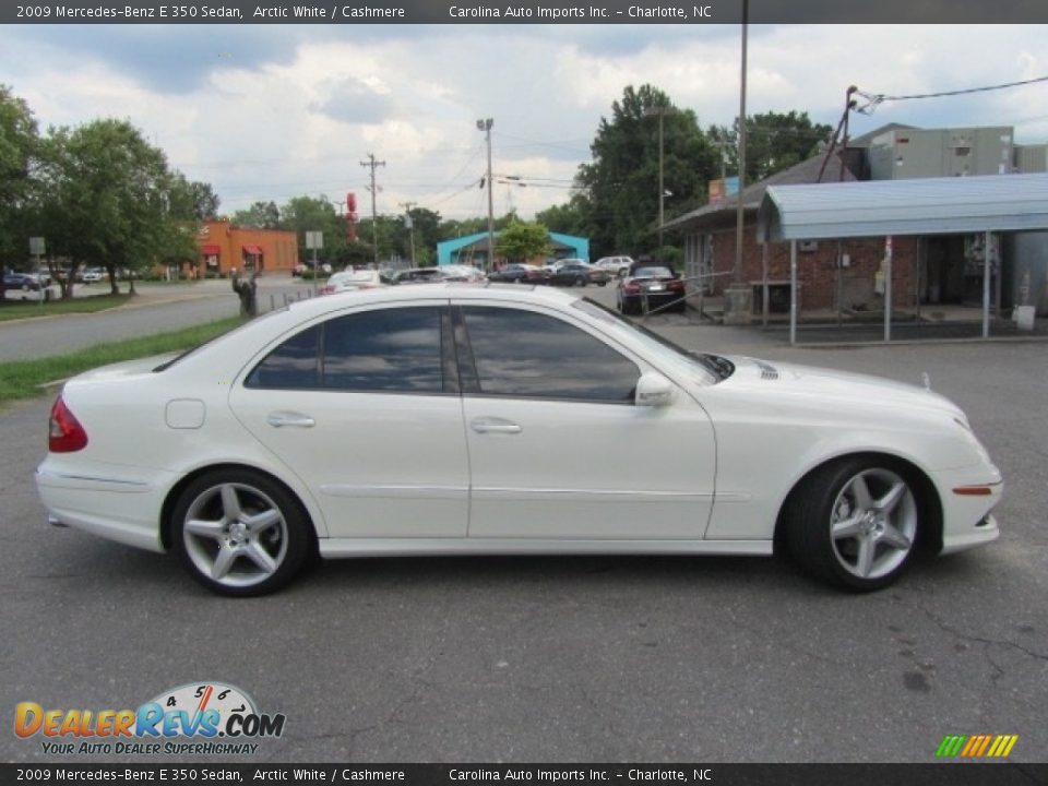 2009 Mercedes-Benz E 350 Sedan Arctic White / Cashmere Photo #11