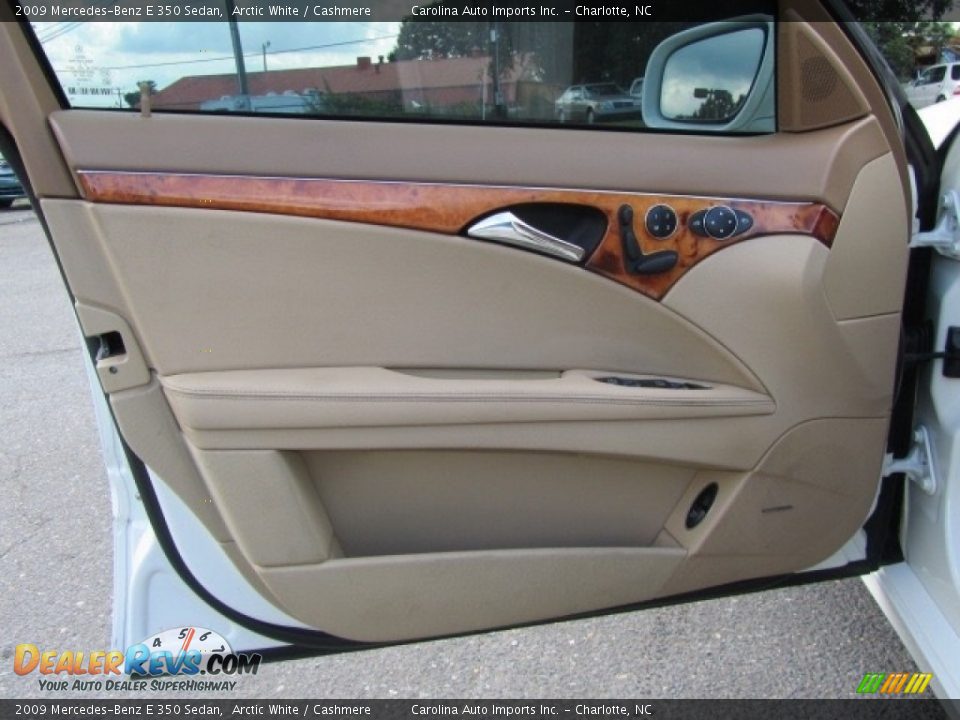 2009 Mercedes-Benz E 350 Sedan Arctic White / Cashmere Photo #17