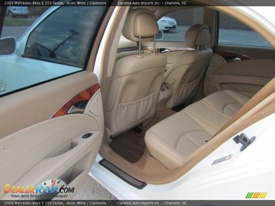 2009 Mercedes-Benz E 350 Sedan Arctic White / Cashmere Photo #19