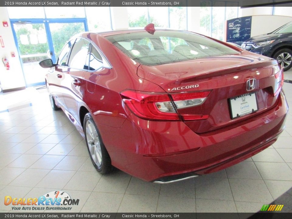 2019 Honda Accord LX Sedan Radiant Red Metallic / Gray Photo #3