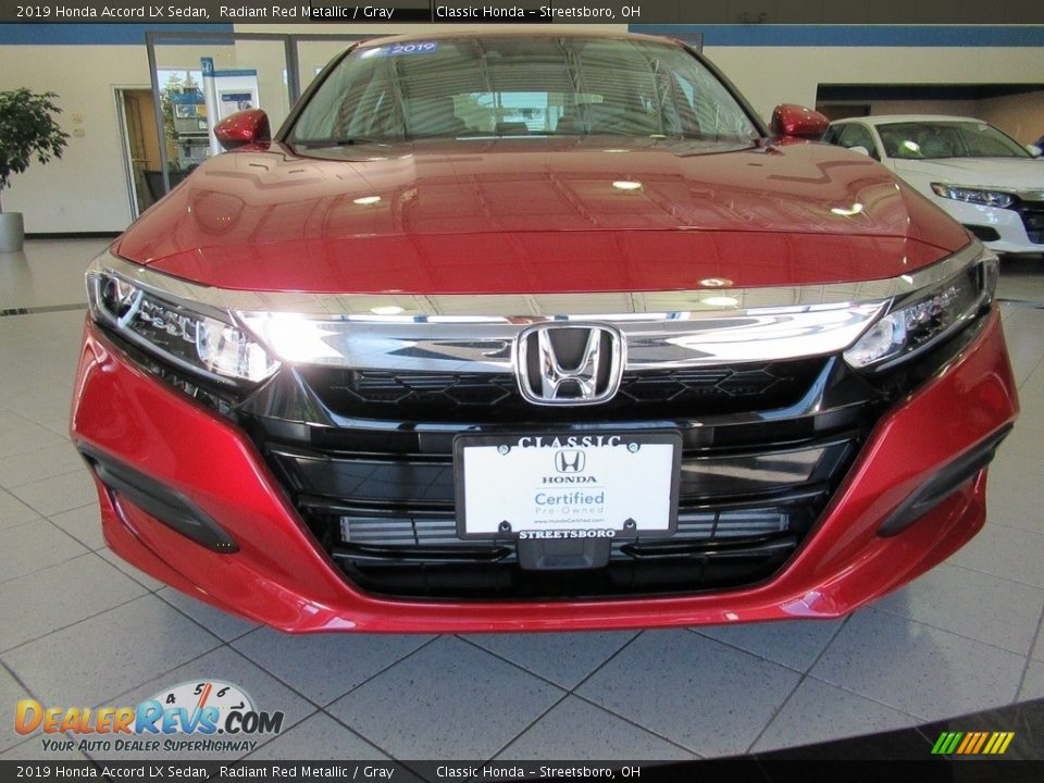 2019 Honda Accord LX Sedan Radiant Red Metallic / Gray Photo #13