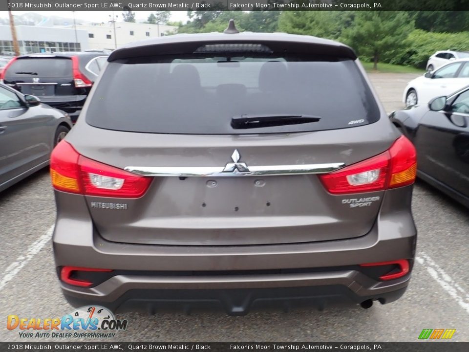 2018 Mitsubishi Outlander Sport LE AWC Quartz Brown Metallic / Black Photo #3