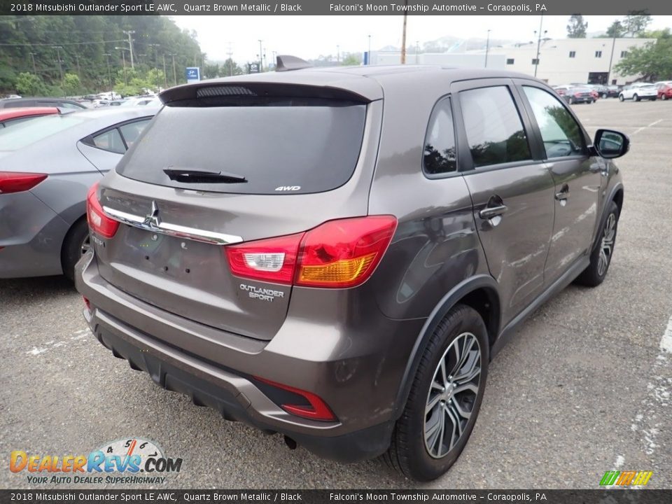 2018 Mitsubishi Outlander Sport LE AWC Quartz Brown Metallic / Black Photo #4