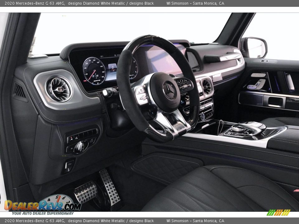 2020 Mercedes-Benz G 63 AMG designo Diamond White Metallic / designo Black Photo #4