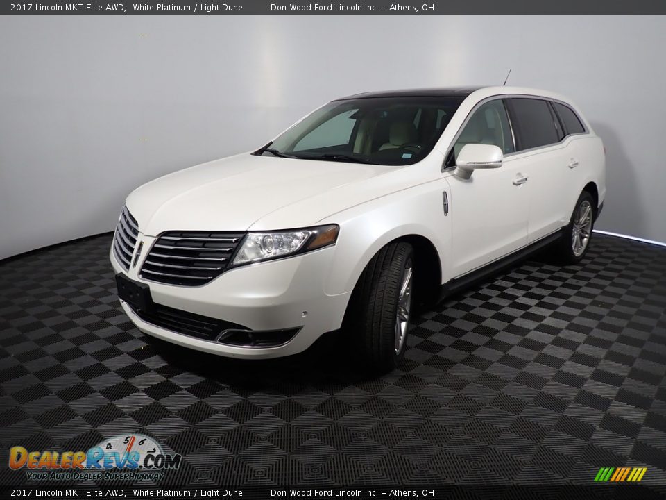 White Platinum 2017 Lincoln MKT Elite AWD Photo #11