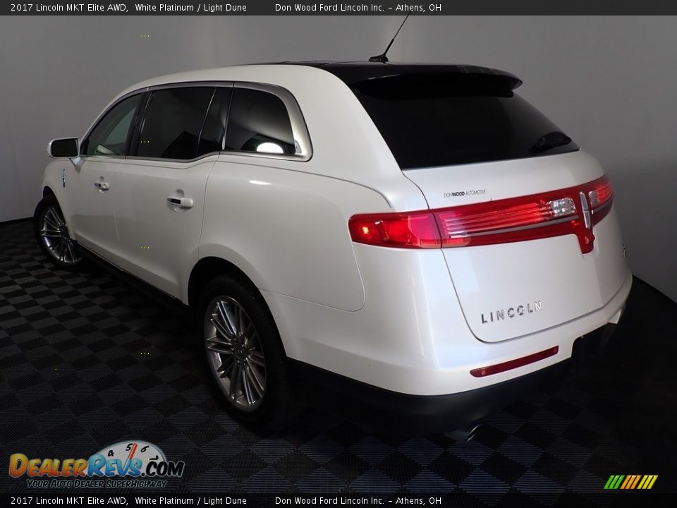 2017 Lincoln MKT Elite AWD White Platinum / Light Dune Photo #14