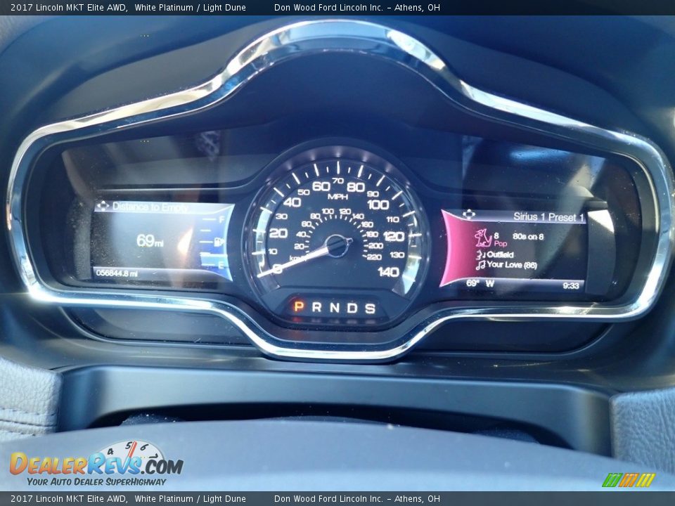 2017 Lincoln MKT Elite AWD Gauges Photo #26