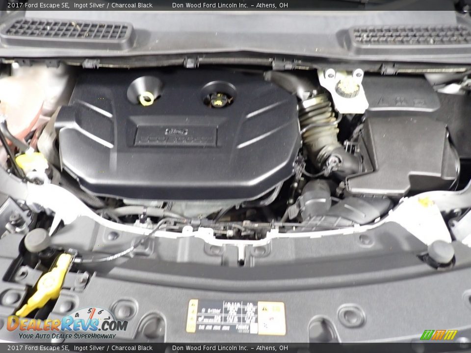 2017 Ford Escape SE Ingot Silver / Charcoal Black Photo #7