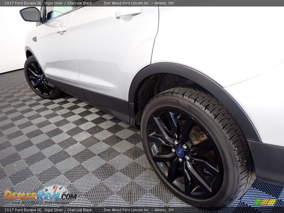 2017 Ford Escape SE Ingot Silver / Charcoal Black Photo #10