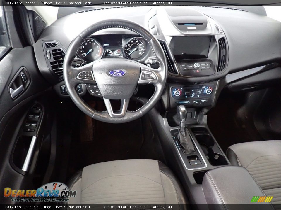 2017 Ford Escape SE Ingot Silver / Charcoal Black Photo #34