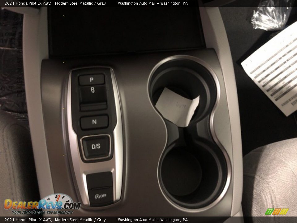 2021 Honda Pilot LX AWD Modern Steel Metallic / Gray Photo #10