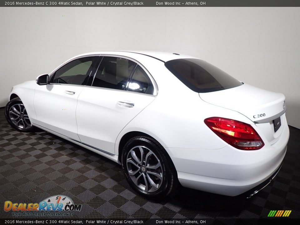 2016 Mercedes-Benz C 300 4Matic Sedan Polar White / Crystal Grey/Black Photo #9