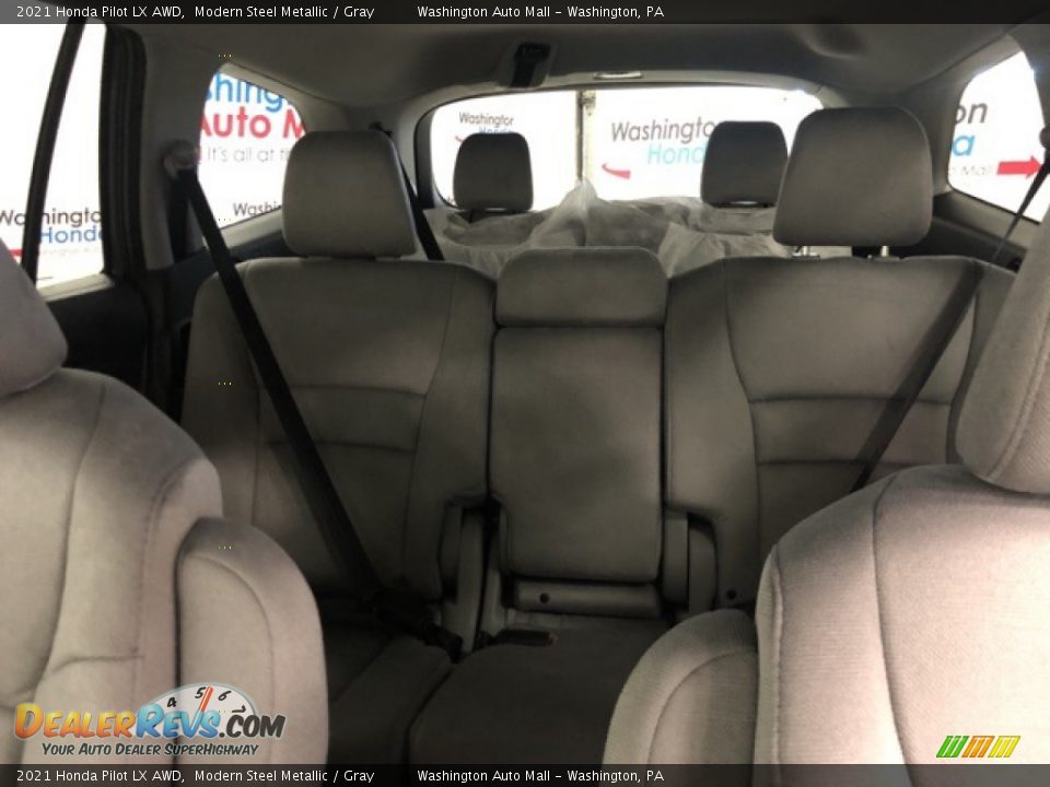 2021 Honda Pilot LX AWD Modern Steel Metallic / Gray Photo #13