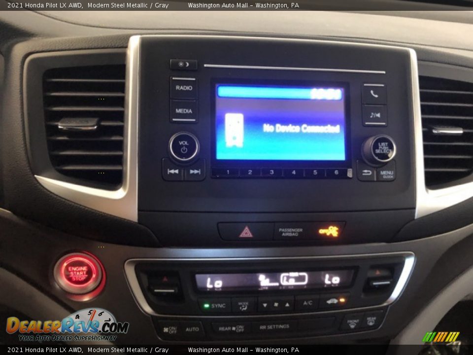 2021 Honda Pilot LX AWD Modern Steel Metallic / Gray Photo #15