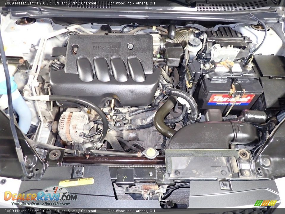 2009 Nissan Sentra 2.0 SR Brilliant Silver / Charcoal Photo #6