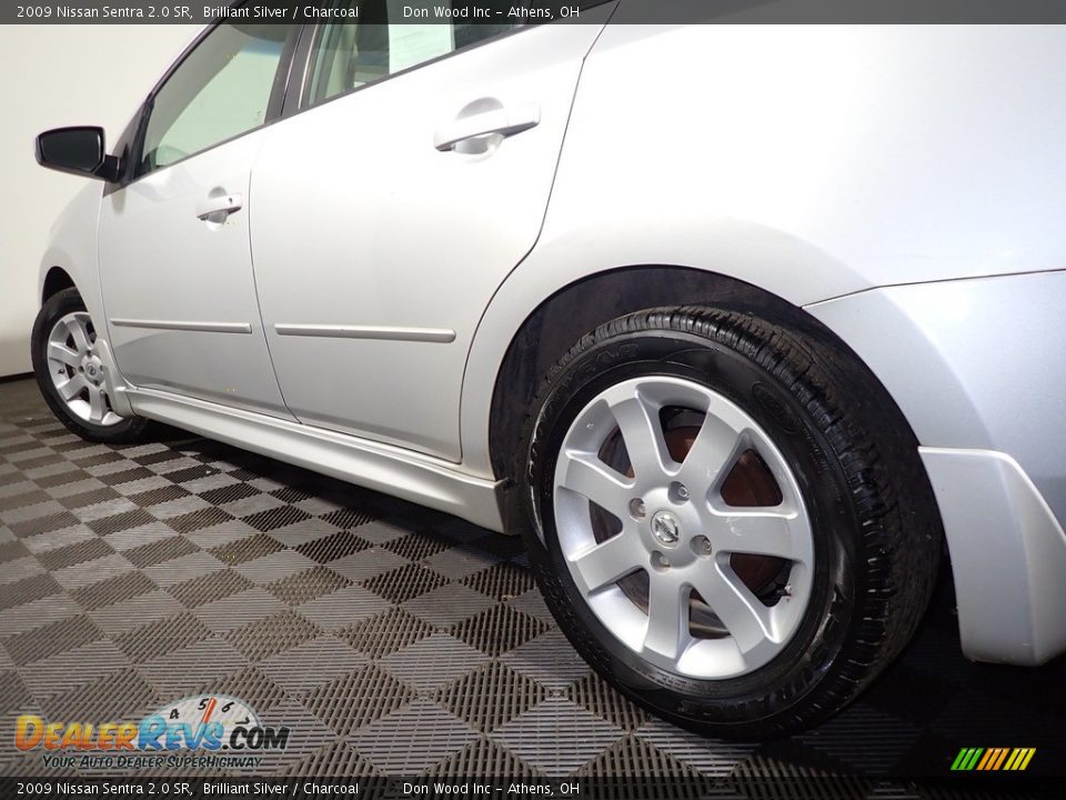 2009 Nissan Sentra 2.0 SR Brilliant Silver / Charcoal Photo #10