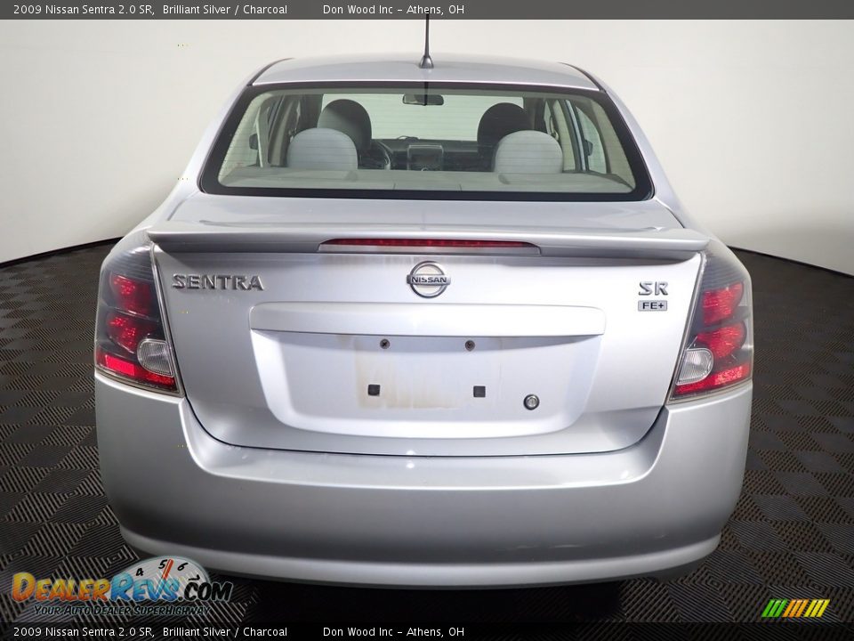 2009 Nissan Sentra 2.0 SR Brilliant Silver / Charcoal Photo #11