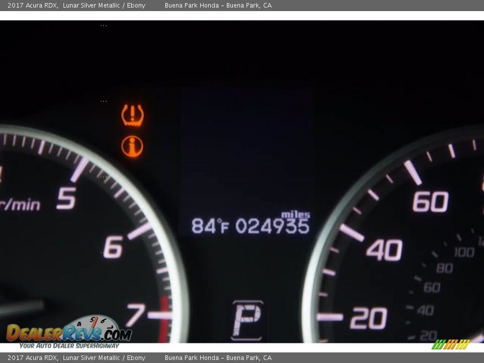 2017 Acura RDX Lunar Silver Metallic / Ebony Photo #6