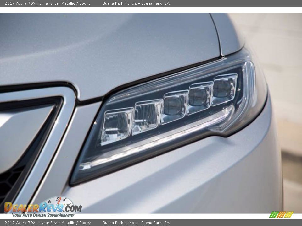 2017 Acura RDX Lunar Silver Metallic / Ebony Photo #9