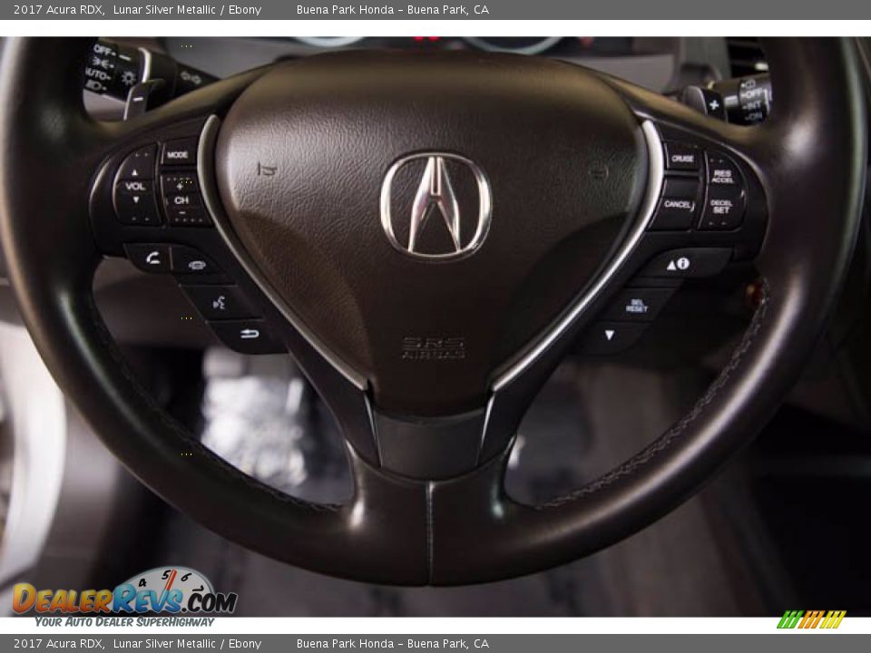 2017 Acura RDX Lunar Silver Metallic / Ebony Photo #15