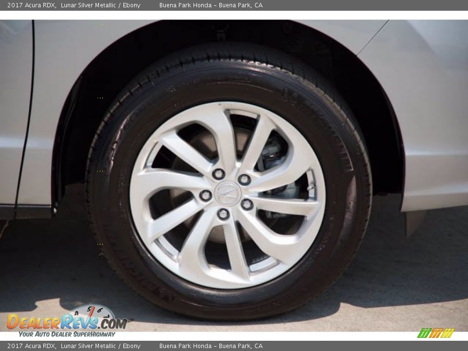 2017 Acura RDX Lunar Silver Metallic / Ebony Photo #36