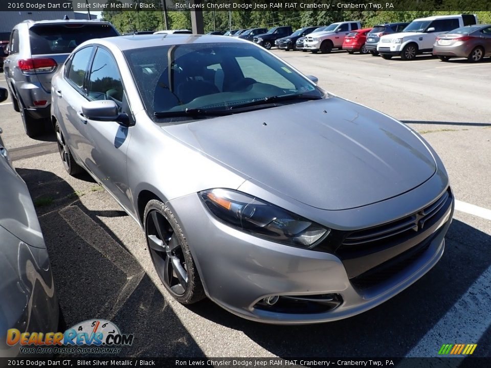 2016 Dodge Dart GT Billet Silver Metallic / Black Photo #2
