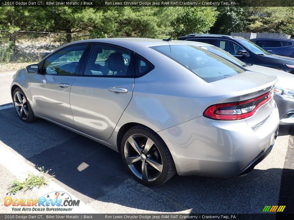 2016 Dodge Dart GT Billet Silver Metallic / Black Photo #3