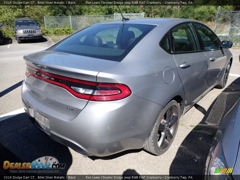 2016 Dodge Dart GT Billet Silver Metallic / Black Photo #4