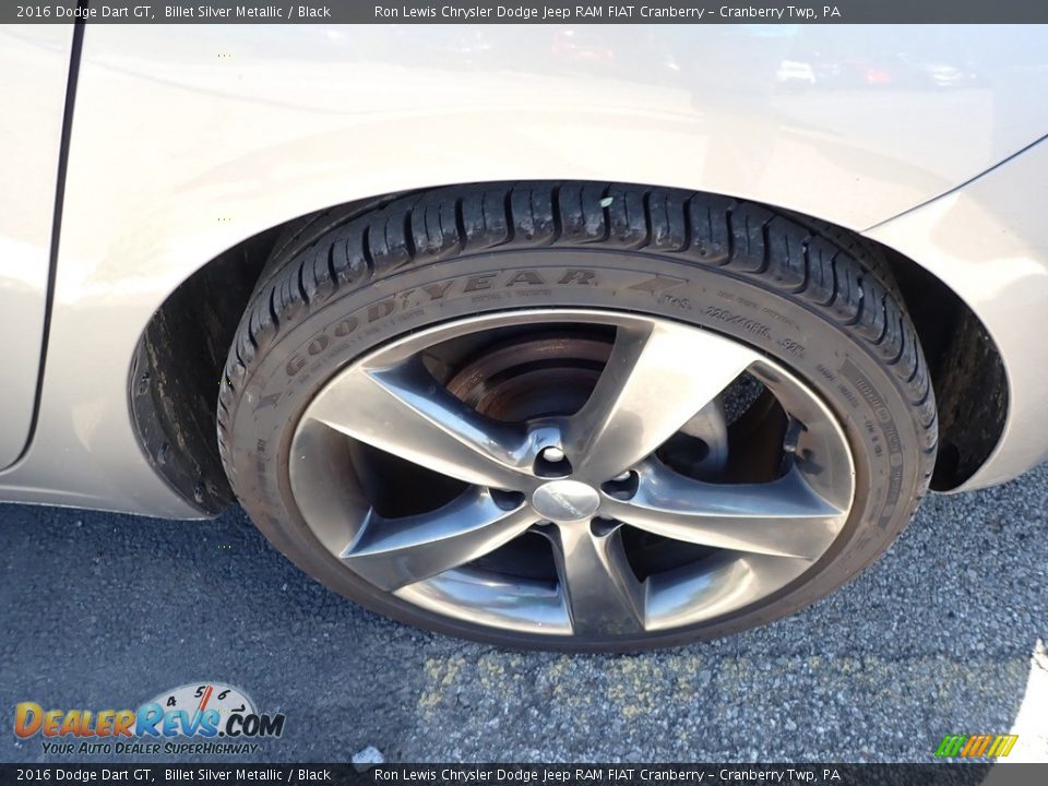 2016 Dodge Dart GT Billet Silver Metallic / Black Photo #5