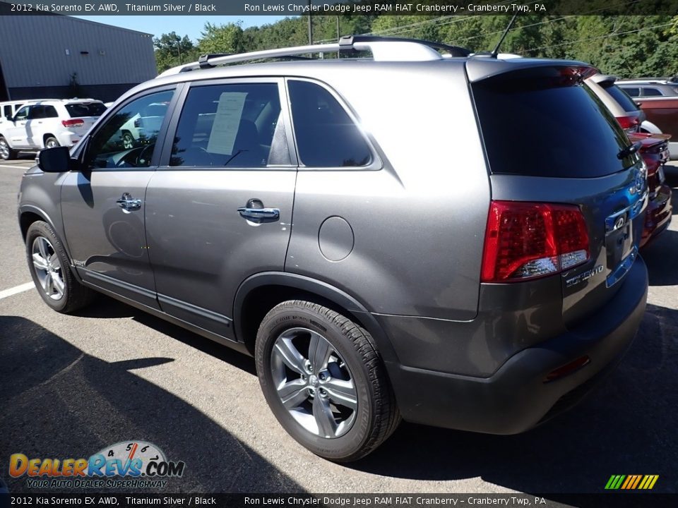 2012 Kia Sorento EX AWD Titanium Silver / Black Photo #3