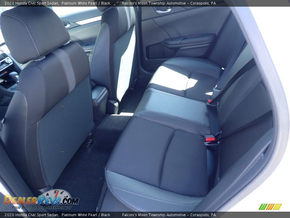2020 Honda Civic Sport Sedan Platinum White Pearl / Black Photo #10