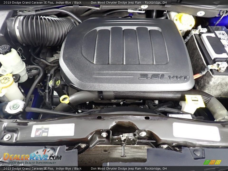 2019 Dodge Grand Caravan SE Plus Indigo Blue / Black Photo #7